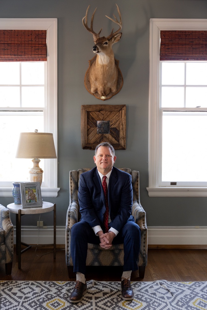 Judge Bryan Hoss at home