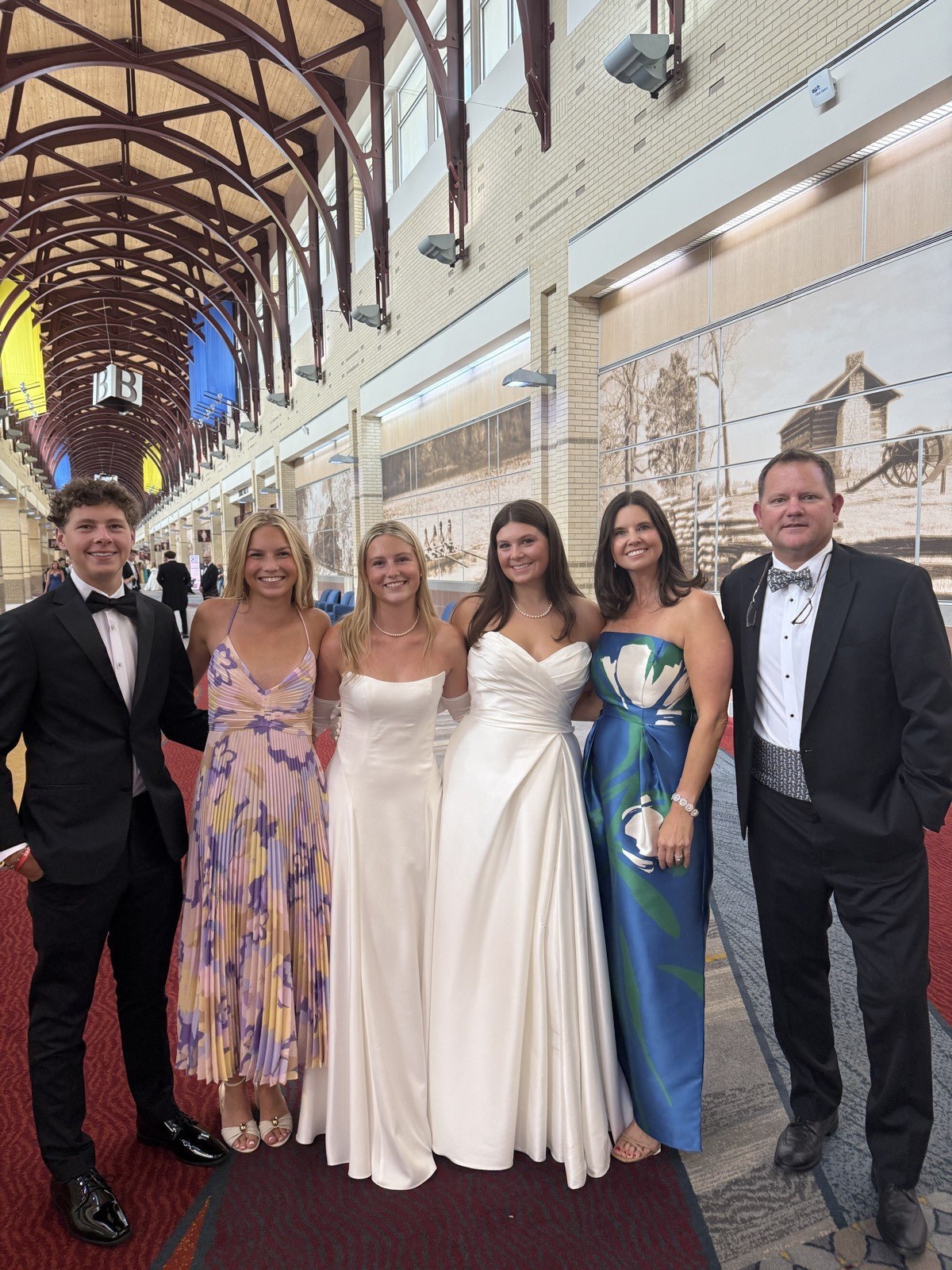 Bryan Hoss with his wife Jill and their four children